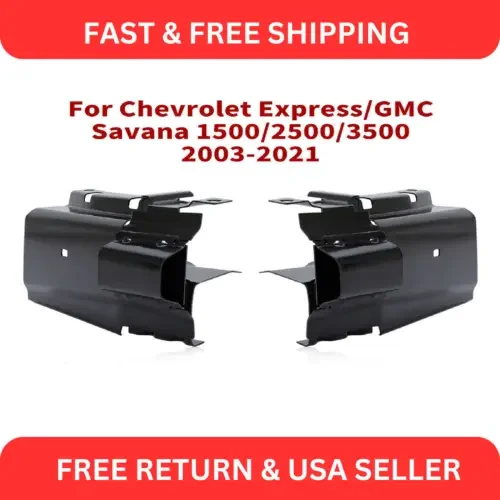 Dronehint For Chevy Express Savana 2500 3500 03-23 21 Front Bumper Bracket Mounting Braces (For: GMC) Parts