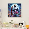 Sally And Jack - 11CT Counted Cross Stitch - 40*40cm - Disney Halloween