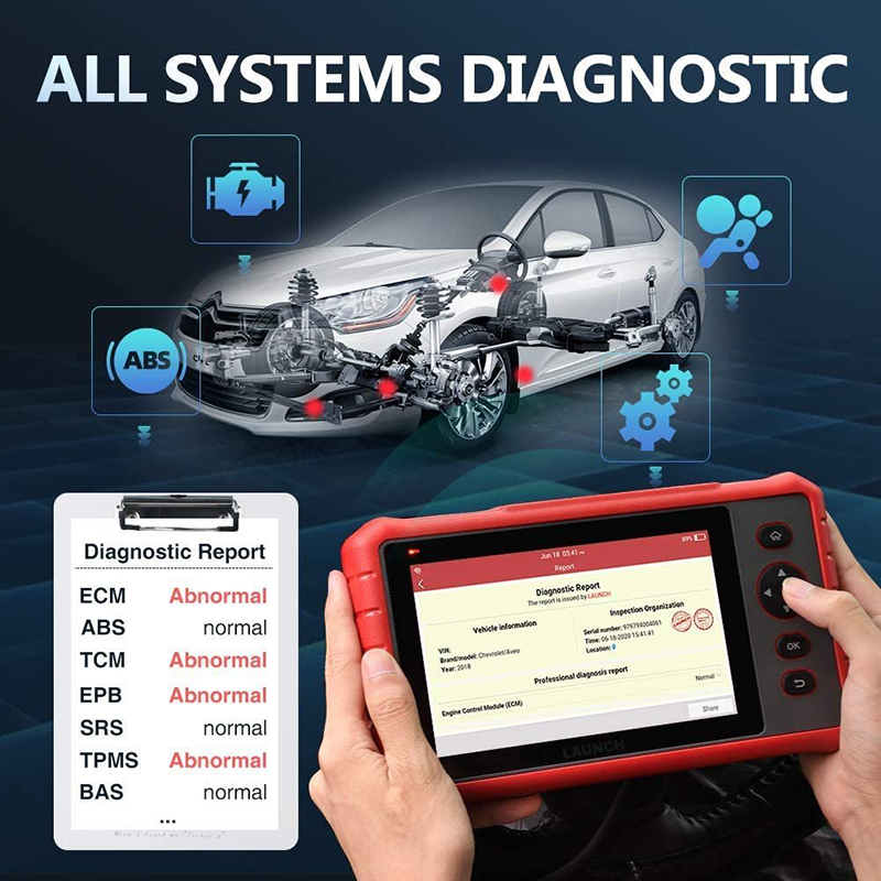 Launch X431 CRP909X OBD2 Scanner Full System Diagnostic Tool