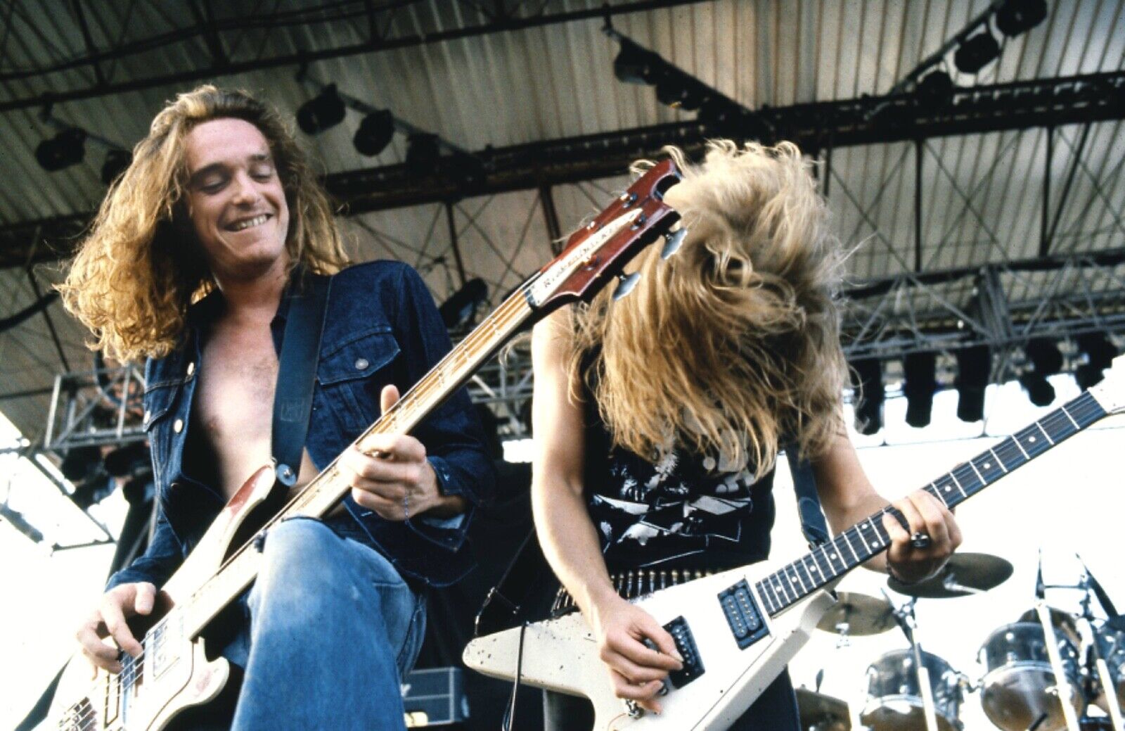 METALLICA CLIFF BURTON LIVE! 5x7 Photo Poster painting!