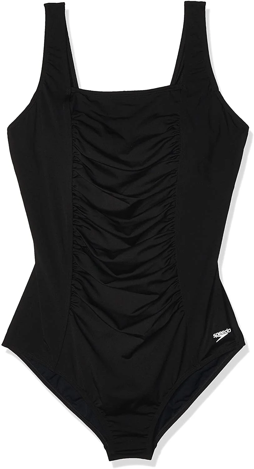 Women's Swimsuit One Piece Endurance+ Shirred Tank Moderate Cut