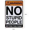 Warning - Metal Tin Signs(8*12Inch/12*16Inch)