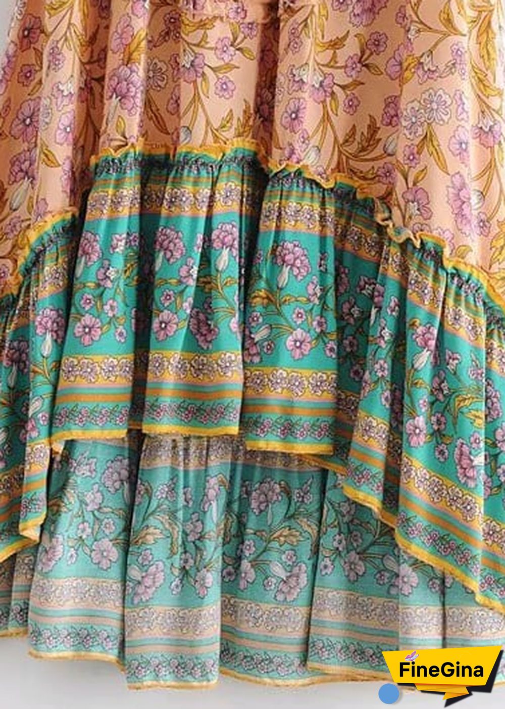 Boho Skirts in Rose Pink Aurelia For Women