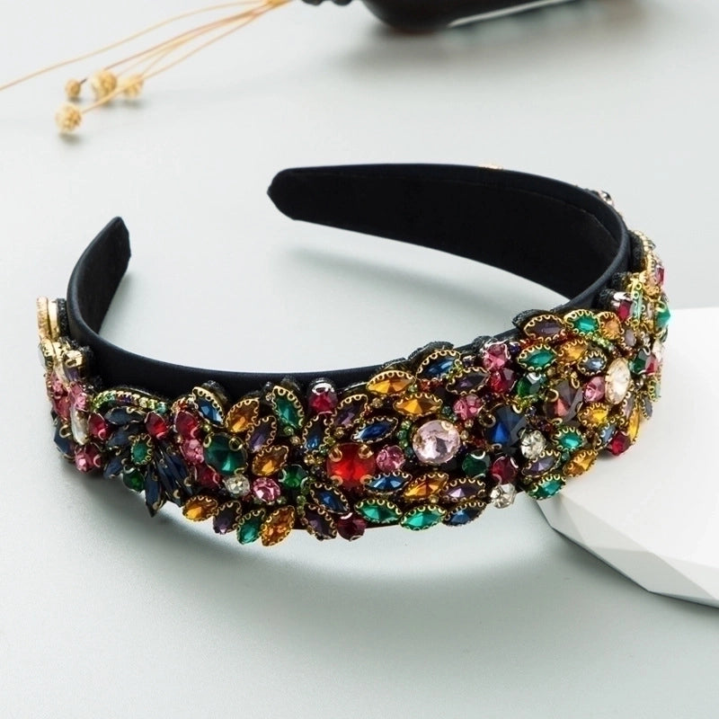 Fashion Geometric Cloth Rhinestones Hair Band
