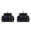 12V/24V Car USB Charger Socket with Switch QC3.0 Dual USB Outlet Panel Adapter