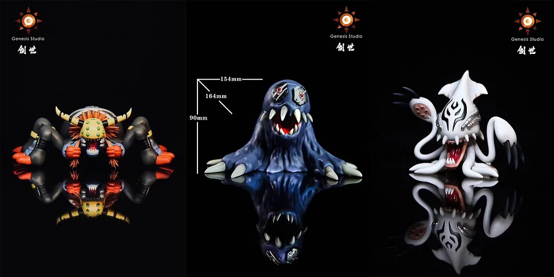 Vamdemon Chapter Series 001 Dokugumon & 002 Raremon & 003