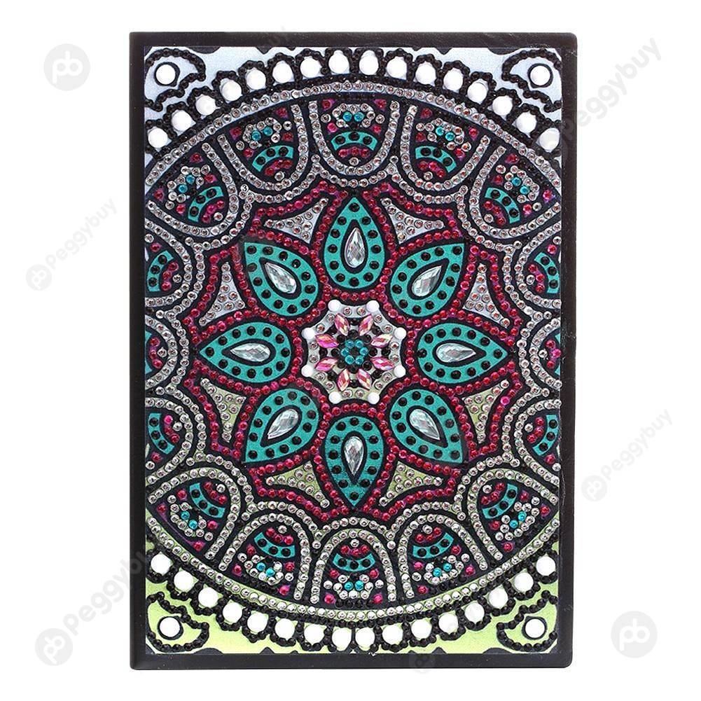 

Mandala-DIY Creative Diamond 50 Pages A5 Notebook, 501 Original