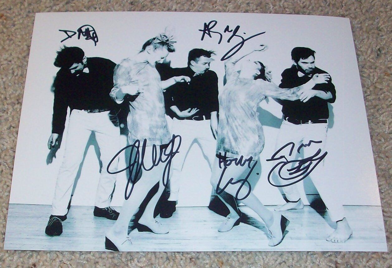 LUCIUS BAND SIGNED AUTOGRAPH 8x10 Photo Poster painting A BY ALL 5 MEMBERS w/PROOF