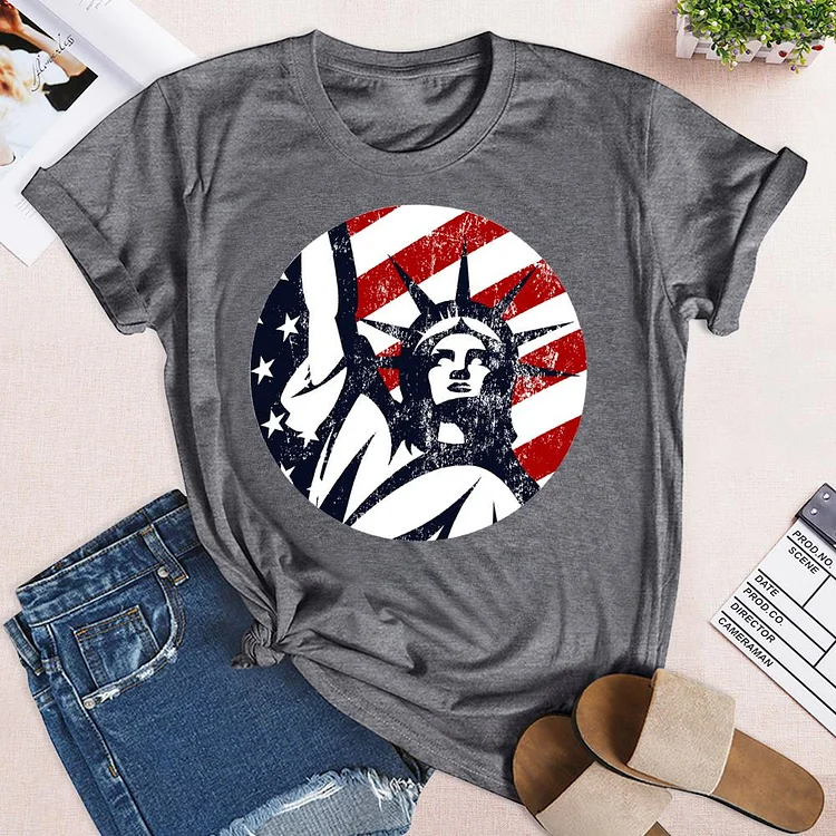 statue of Liberty independence Day  T-shirt Tee - 02013