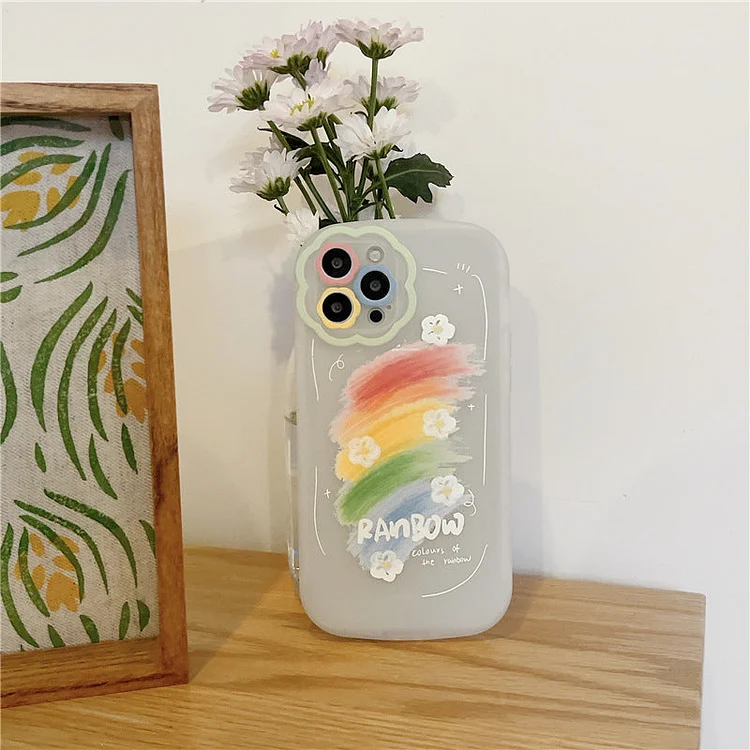 Rainbow Flower Phone Case