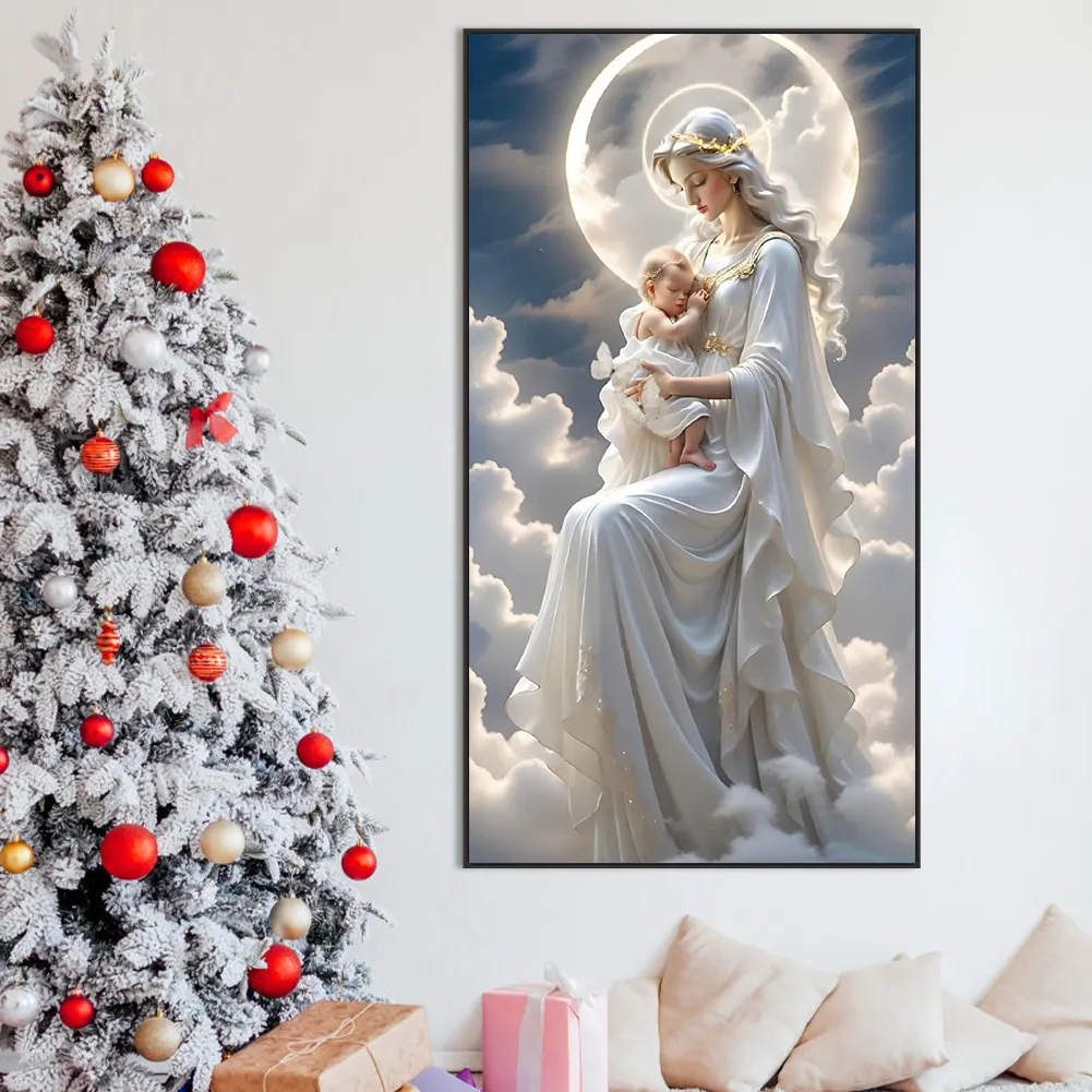 Diamond Painting - Full Round Drill - Angel Virgin(Canvas|40*70cm)