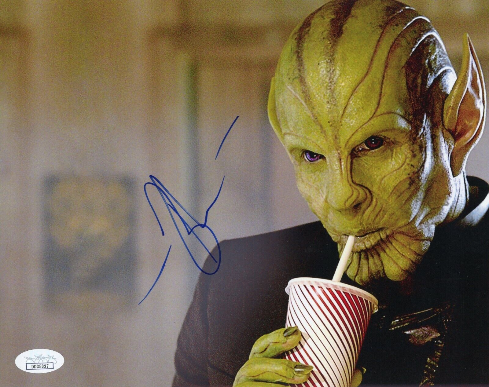 BEN MENDELSOHN Authentic Hand-Signed CAPTAIN MARVEL TALOS