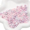 Flashing 3-8mm ABS Nonporous Pearls Colorful DIY Accessories