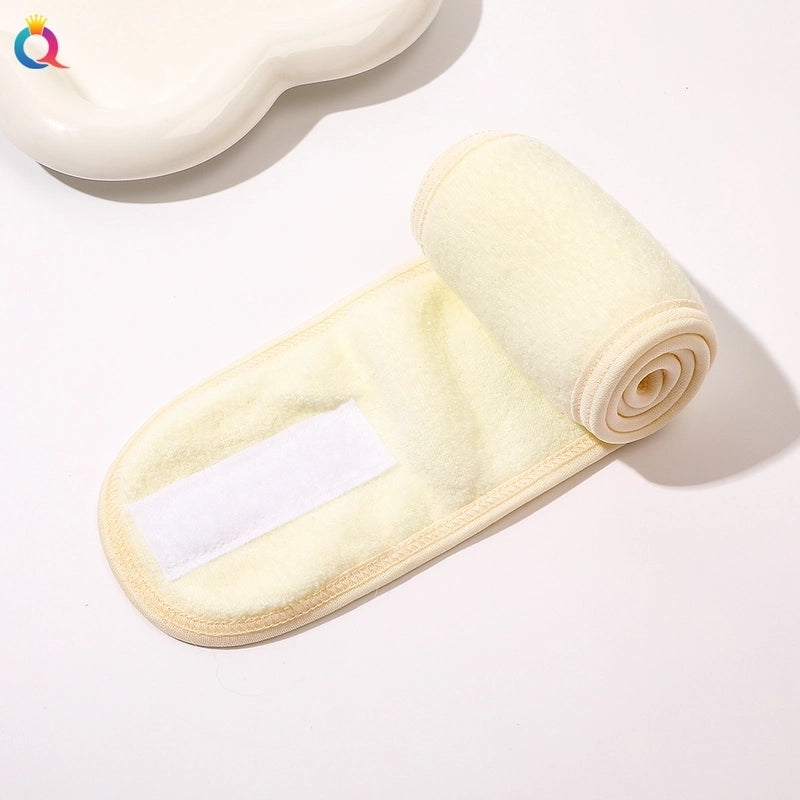 Minimalist Unisex Solid Color Cotton And Linen Spa Headband