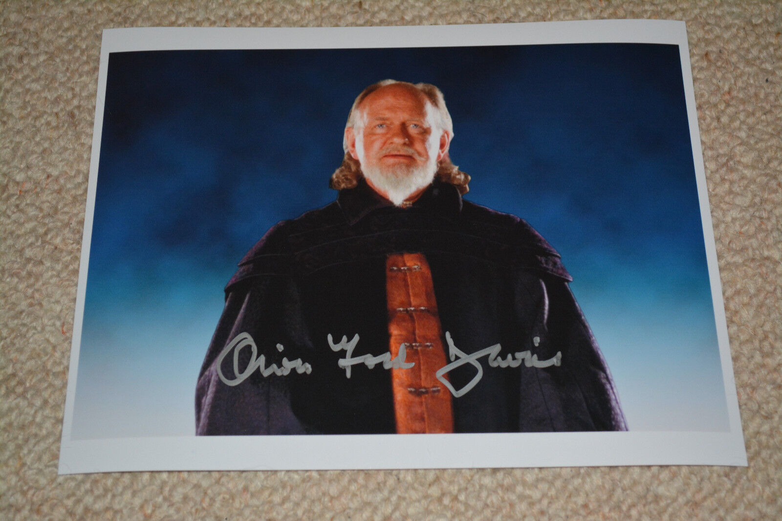 OLIVER FORD DAVIES signed autograph In Person 8x10 STAR WARS