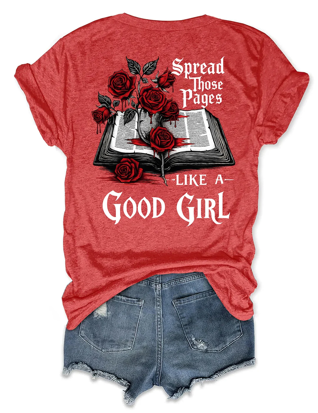 Spread Those Pages Like A Good Girl T-shirt
