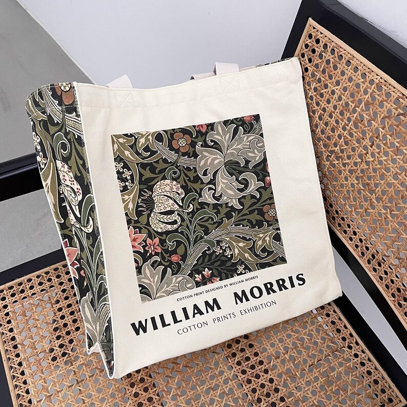 William Morris - Thick Canvas Tote Bag
