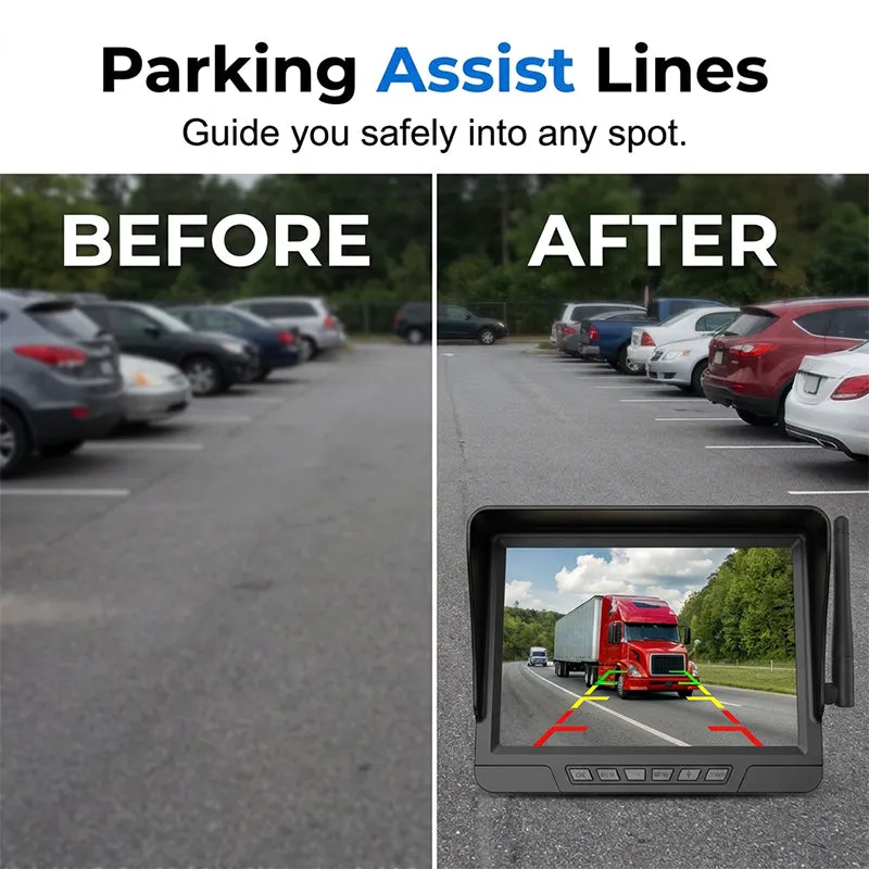 Parking assist lines backup camera