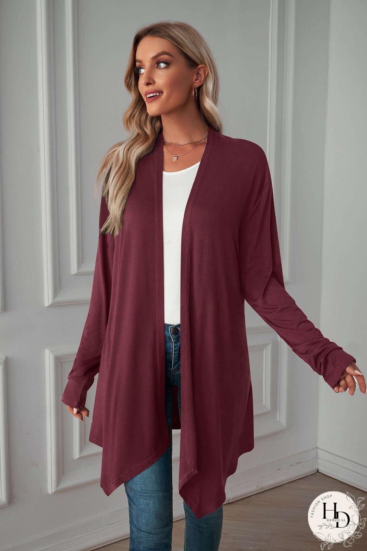 Warm Plaid Shirt Jacket for Fall