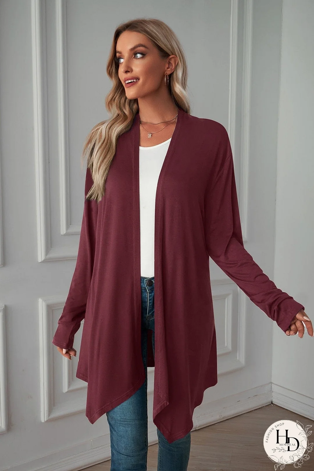 Warm Plaid Shirt Jacket for Fall