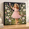 Flower Girl-Diamond Painting Pearl Art Kit(30X30cm)