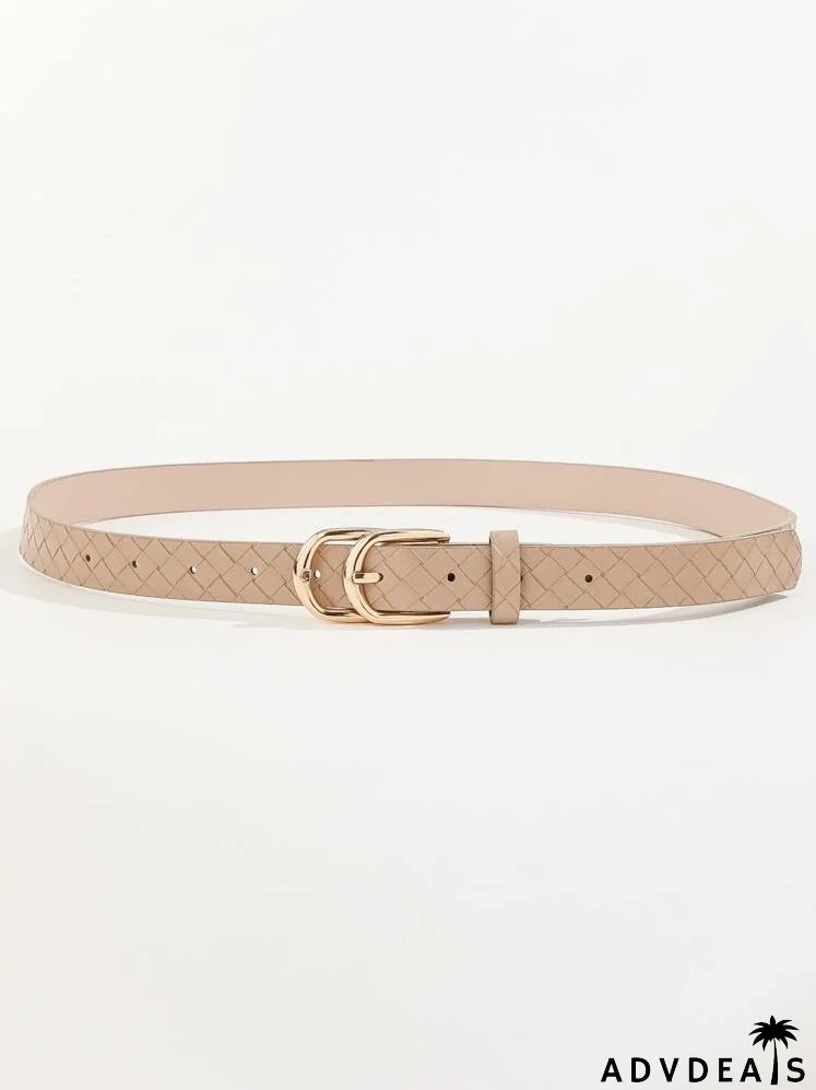 Double Metal Buckle Belt