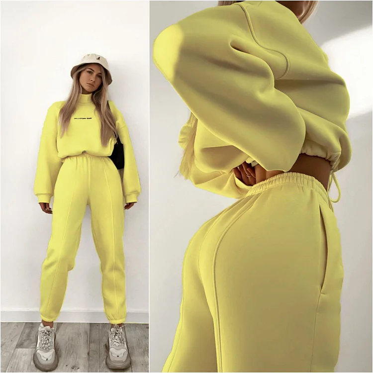 PASUXI Womens Casual 2 Piece Tracksuit Outfits Long Sleeve Pullover Sweatshirt Jogger Pants Sweatsuits Set