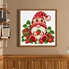 Stamped Cross Cross cross stitch kit for Adults Strawberry Gnome 18CT 20x20cm tapestrymarket