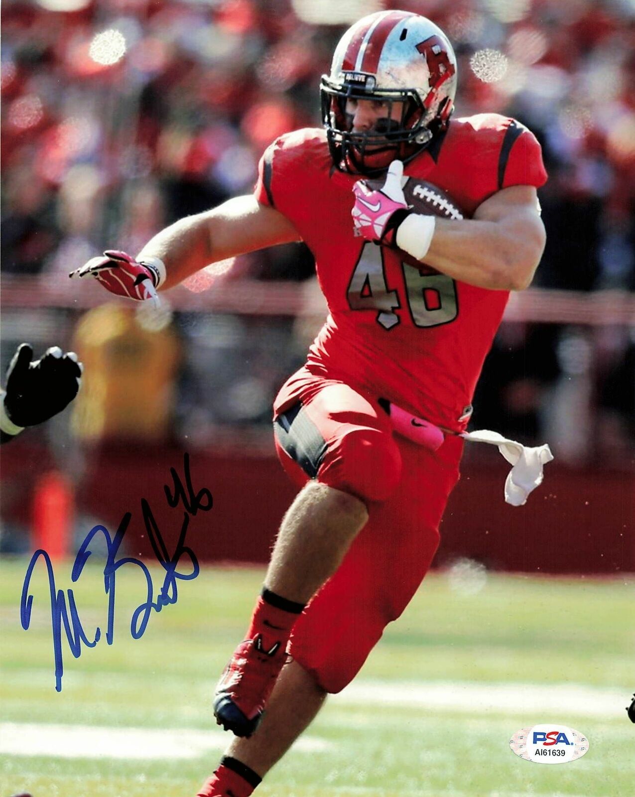 Micheal Burton Signed 8x10 Photo Poster painting PSA/DNA Kansas City Chiefs Autographed