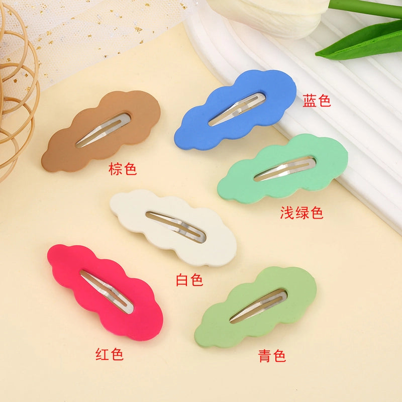 Women’s Minimalist Clouds Alloy Inlay Rhinestones Hair Clip