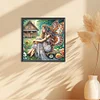 Diamond Painting-DIY Full Round Drill Garden Butterfly Fairy