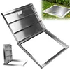 [US Local Warehouse] Stainless Steel Manhole Cover 26.97x23.62in Access Hatch Door with Handle Septic Tank Lid for Cellars Basement Patio Yard Window Well