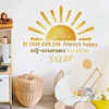Rising Sun Self Adhesive Wall Sticker Warm Home Decor
