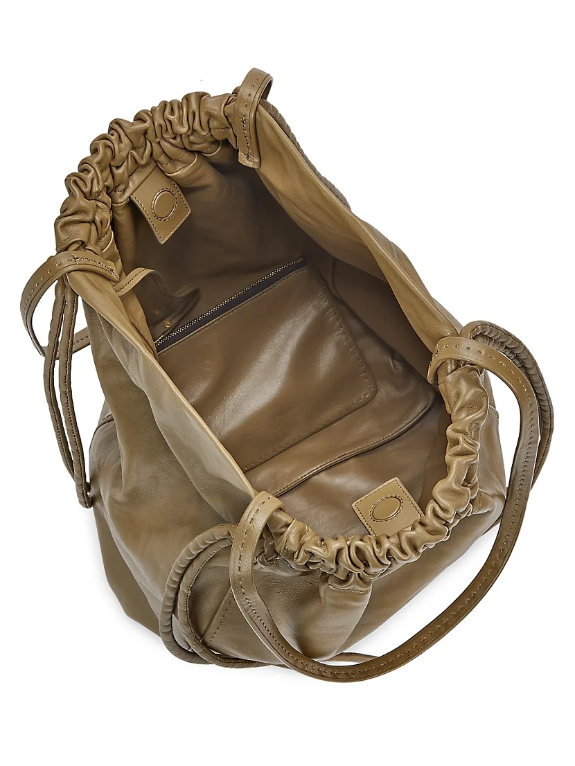 Proenza Schouler Drawstring Leather Tote