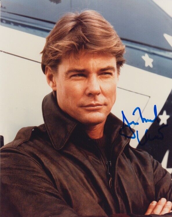 Jan-Michael Vincent Airwolf signed 8x10 Photo Poster painting