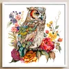 Flowers And Animals Couple Blue Jay-Full Embroidery 3 Strands 11CT Stamped Cross Stitch-40*40CM