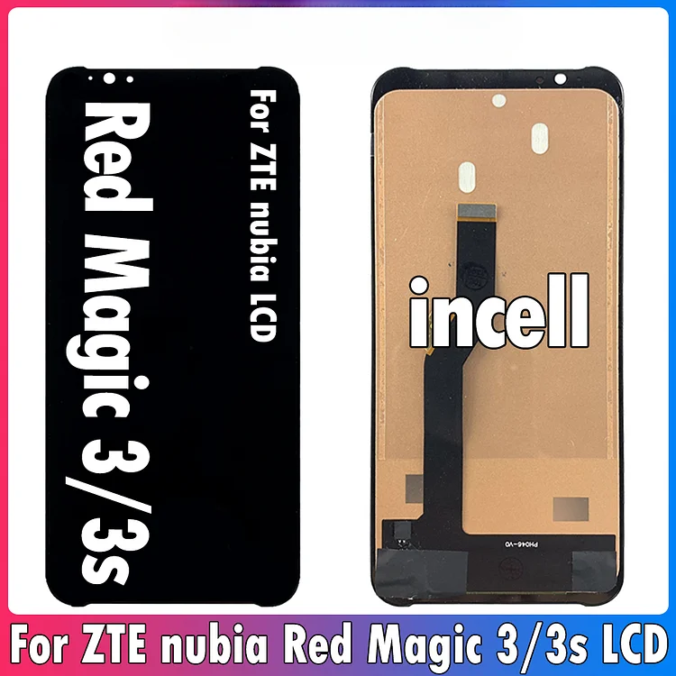 6.65" Incell For ZTE Nubia Red Magic 3 LCD NX629J Display Touch Screen Digitizer Assembly For Nubia Red Magic 3S LCD Display