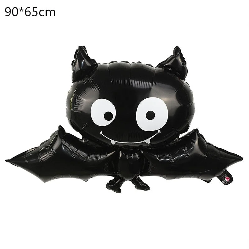 Halloween Pumpkin Ghost Balloons Halloween Decorations Spider Foil Balloons Inflatable Toys Bat Globos Halloween Party Supplies