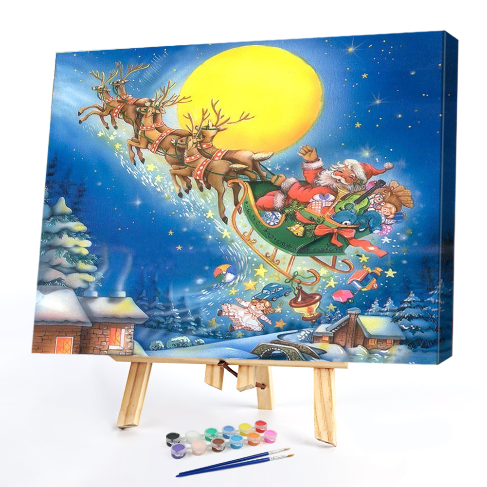 

50*40CM - Paint By Numbers - Santa Claus, 501 Original