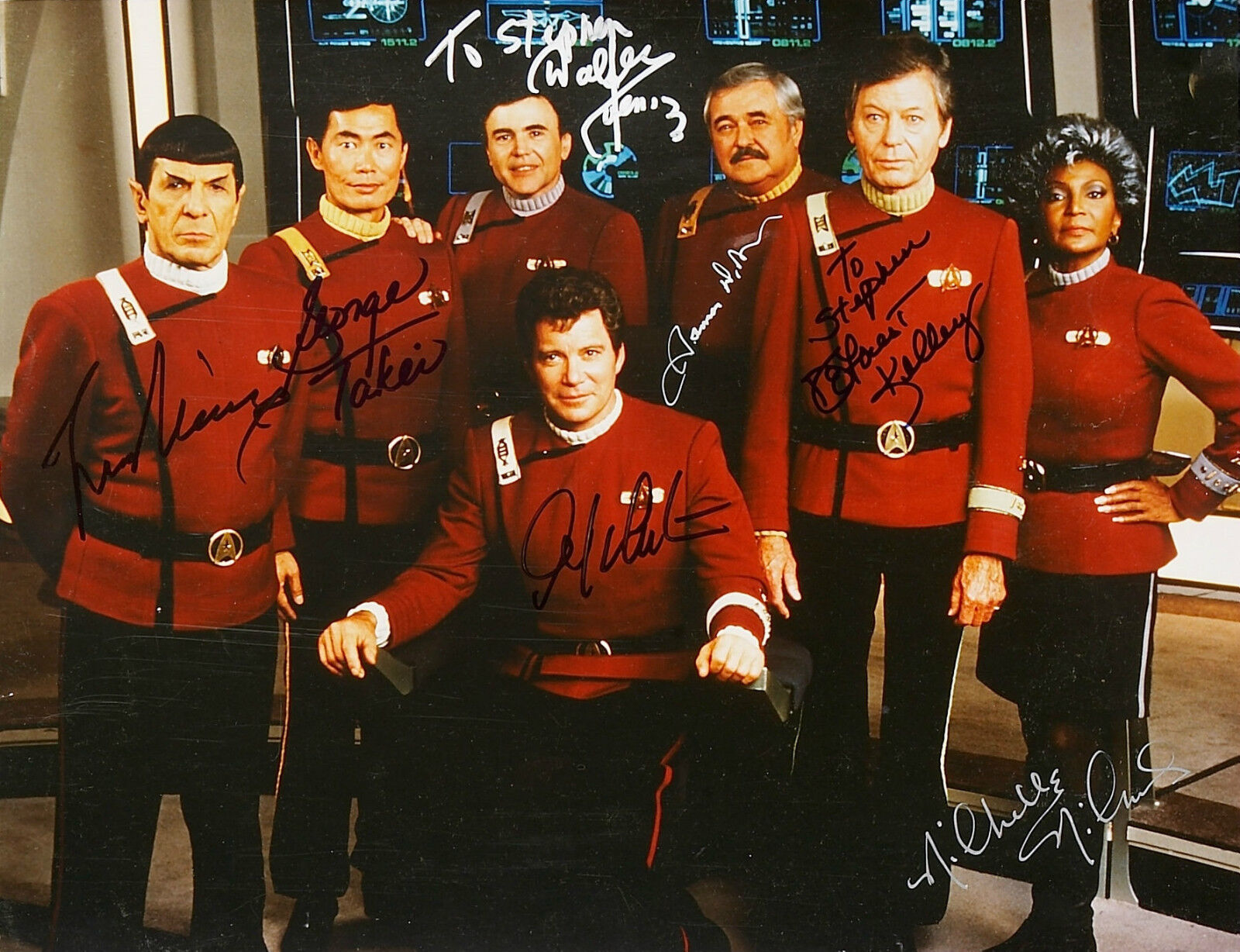 STAR TREK Cast Signed Photo Poster paintinggraph - TV Actors & Actresses - Preprint