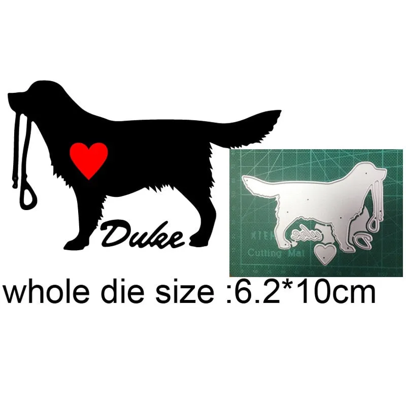 Craft Dies Metal Cutting Dies Cut Die Mold Naughty Cat Dog Scrapbooking Dies Paper Craft Knife Mould Blade Punch Stencils Dies