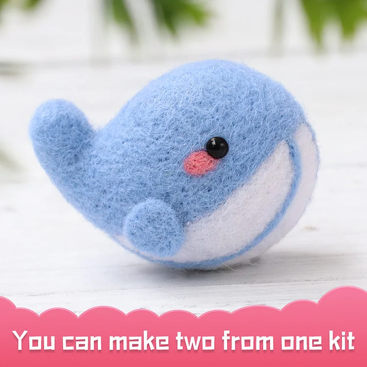 FeltingJoy - Cute Doll Needle Felting Kit - Sea Fish