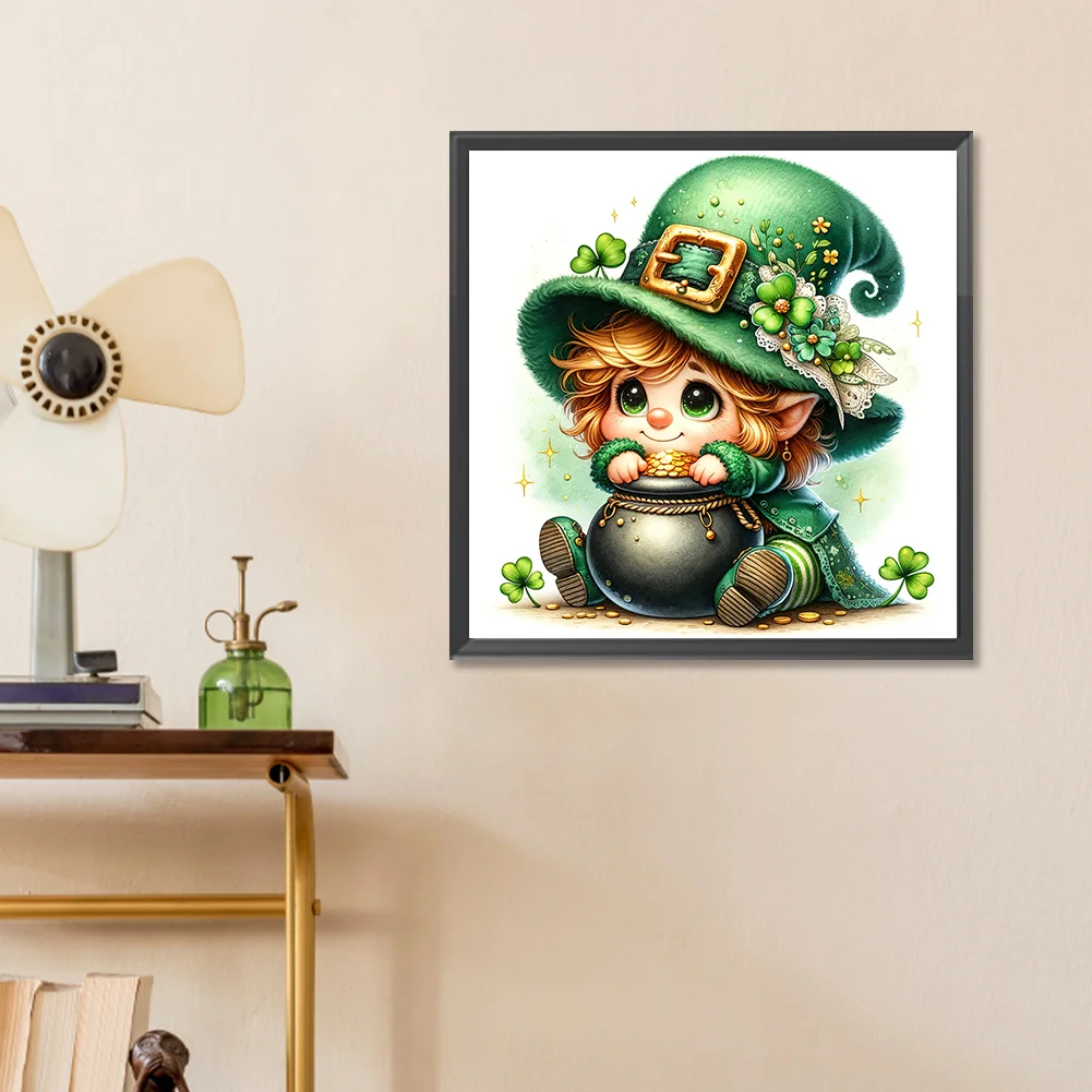 Diamond Painting - Full Round Drill - St.Patrick's Day(Canvas|30*30cm)