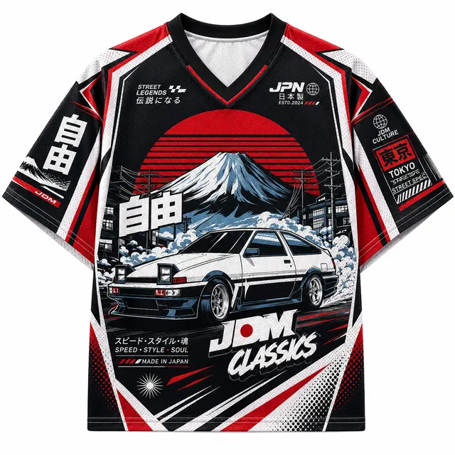 Techwear JDM Moto 14 Short Sleeve Jersey