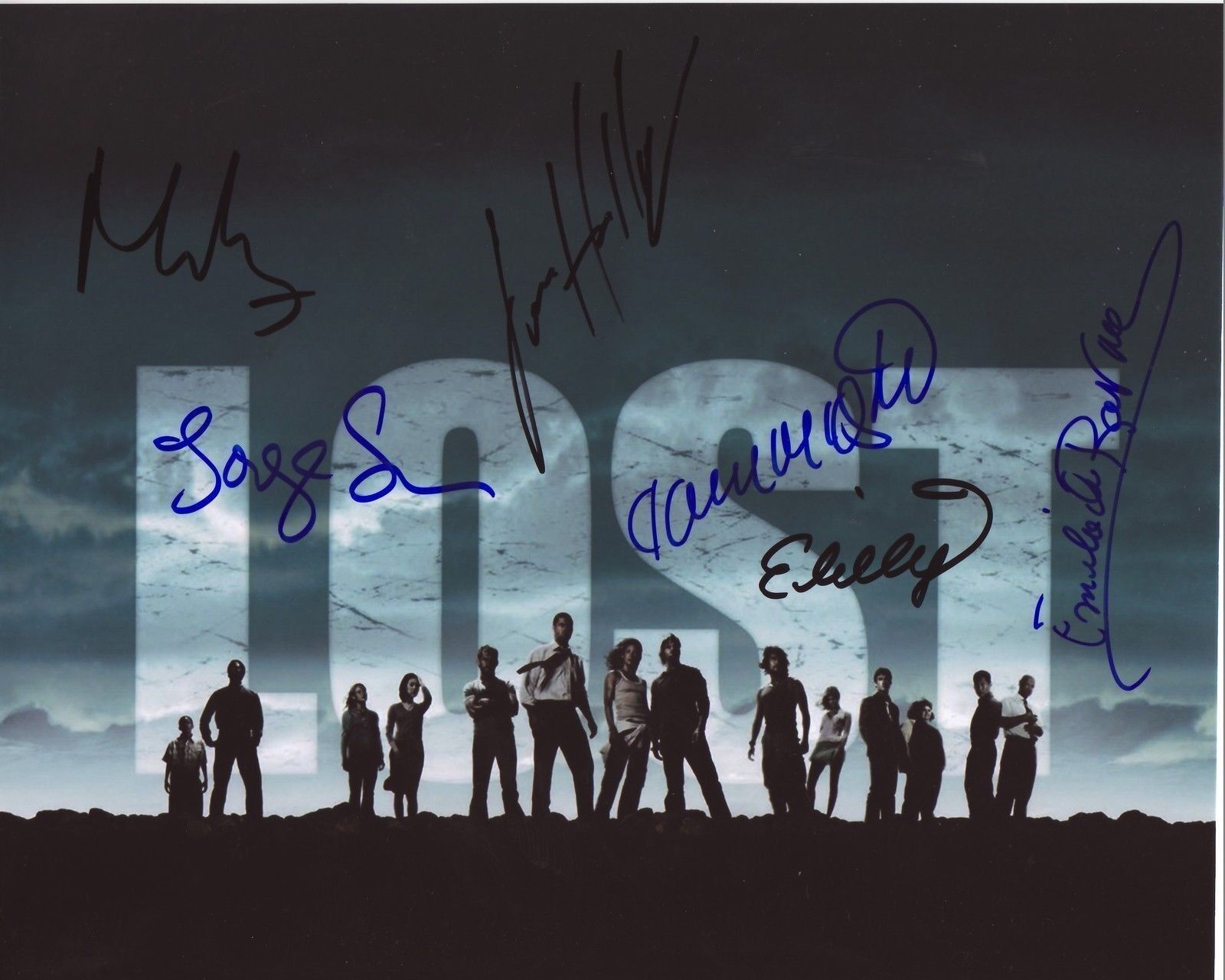 LOST CAST AUTOGRAPH SIGNED PP Photo Poster painting POSTER