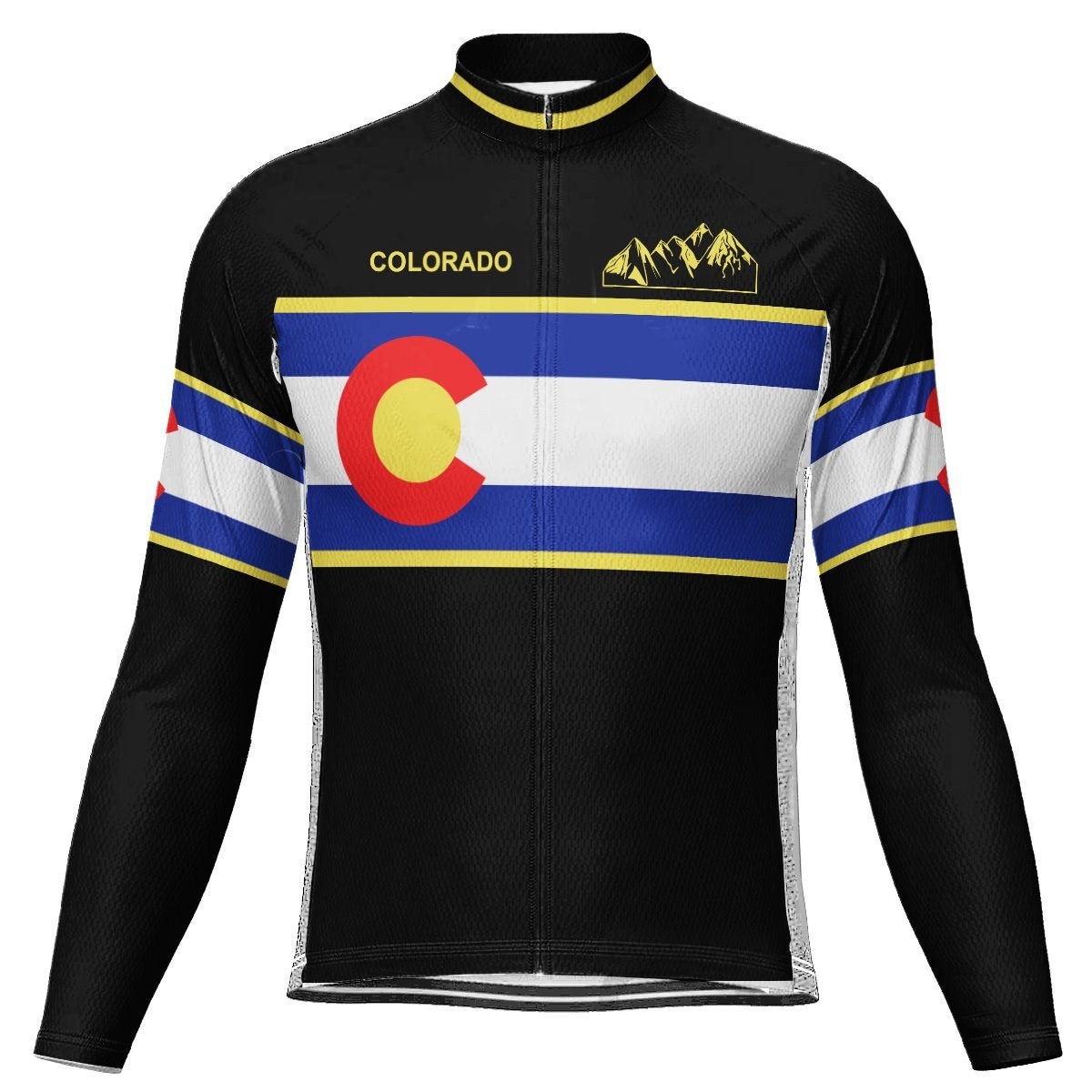 Colorado Long Sleeve Cycling Jersey for Men | captainssportss.com