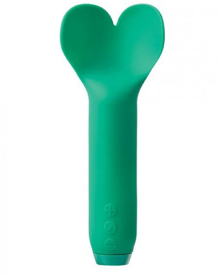 pornhint Pornhint Je Joue Amour Heart Shaped Tip Bullet Vibrator - Green