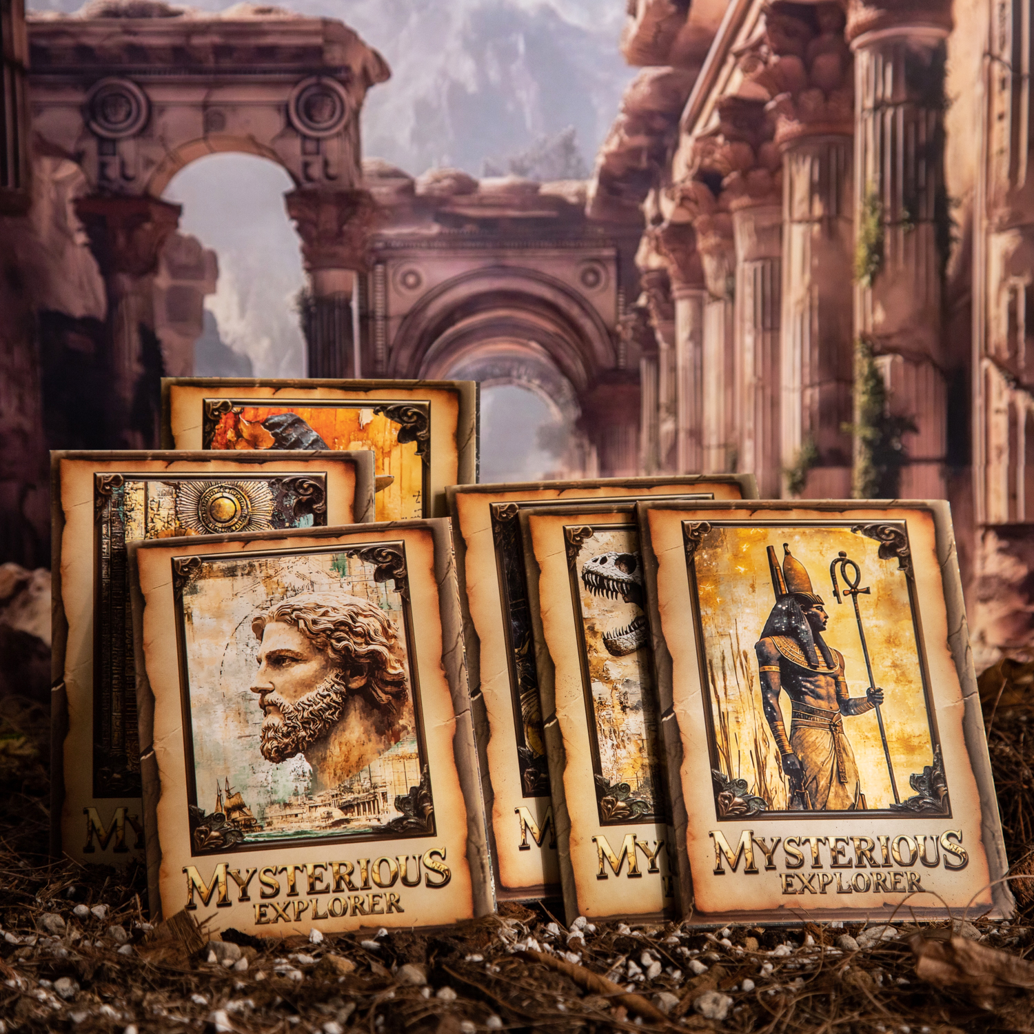소재 종이 - 미스터리 탐험 시리즈 빈티지 어드벤처