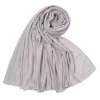 Plain Color Women Sweat Cloth Long Hijab Scarf Shawl
