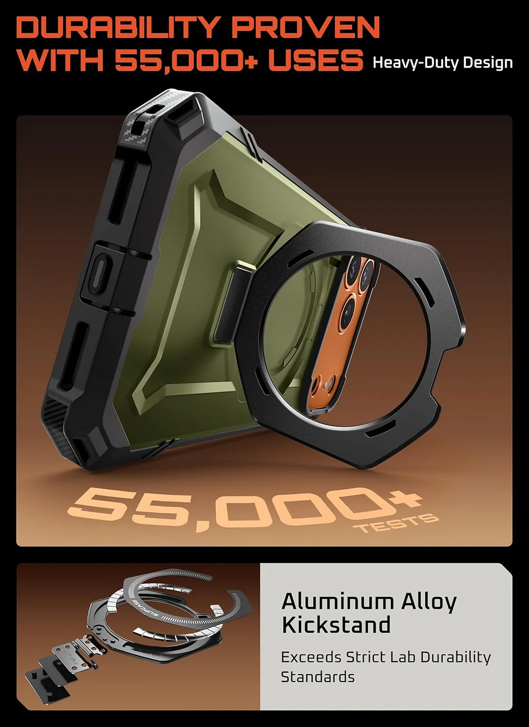 Compatible with iPhone 17 Pro Max Case with Kickstand (Unicorn Beetle Grip), [Camera Control Cover] [MagSafe Compatible] [Military-Grade Drop Protection] Heavy Duty Magnetic Phone Case